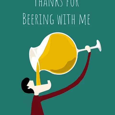 Thanks for beering with me (Male)