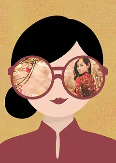 Sunglasses Series - Chinese Lady