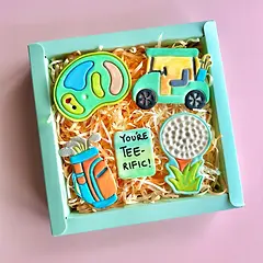 The "Tee-Rific" Golf Themed Cookie Set