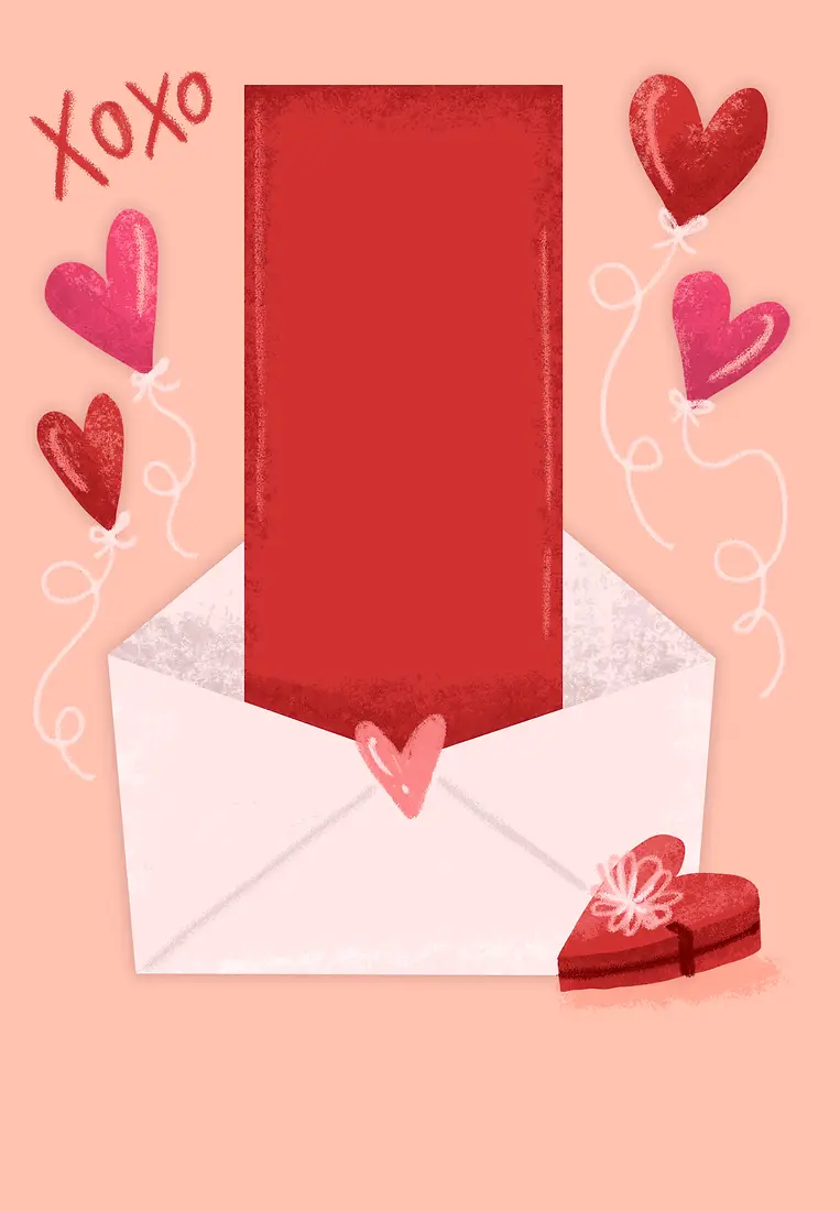 Valentine's Envelope Film Roll