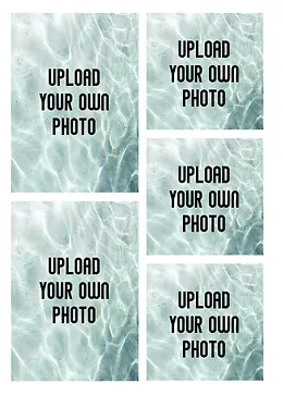 Customisable Photo Upload Card -  5 photos