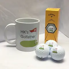 Golfather Mug + 3 Golf Balls