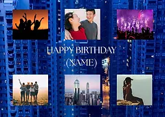 High Rise Multi Frame Birthday