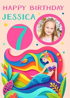 Mermaid Childs Birthday