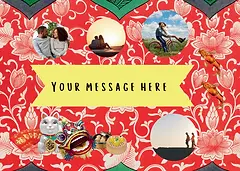 Personalised Photo Card by Crafty Bitch -  Traditional icons card
