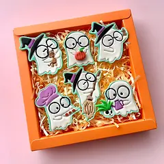 The Friendly Ghost Cookie Set