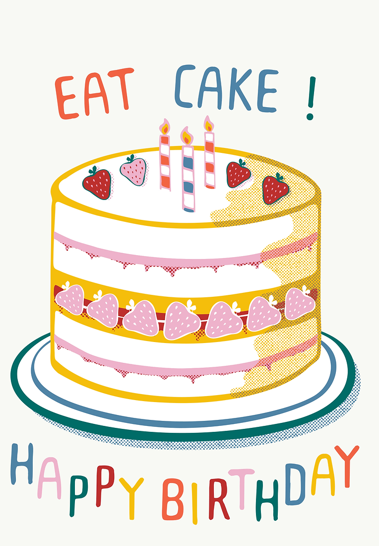 Eat Cake - Editable