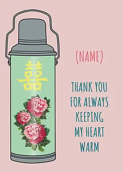 Vaccum Flask  - Pink (keeping me warm)