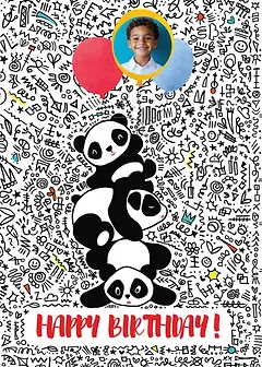 Panda Card Photo