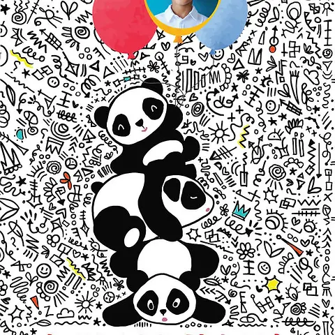 Panda Card Photo