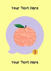 Peach Dreams - Editable