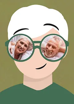 Sunglasses Series - White Hair Boy