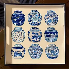 Ginger Jars Lacquer Tray