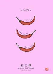 I've got the hots for you (Editable)