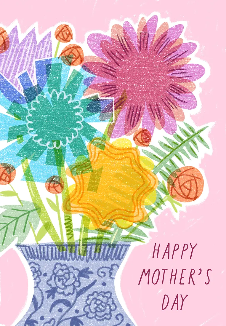 Flowers in Vase - Mother's Day