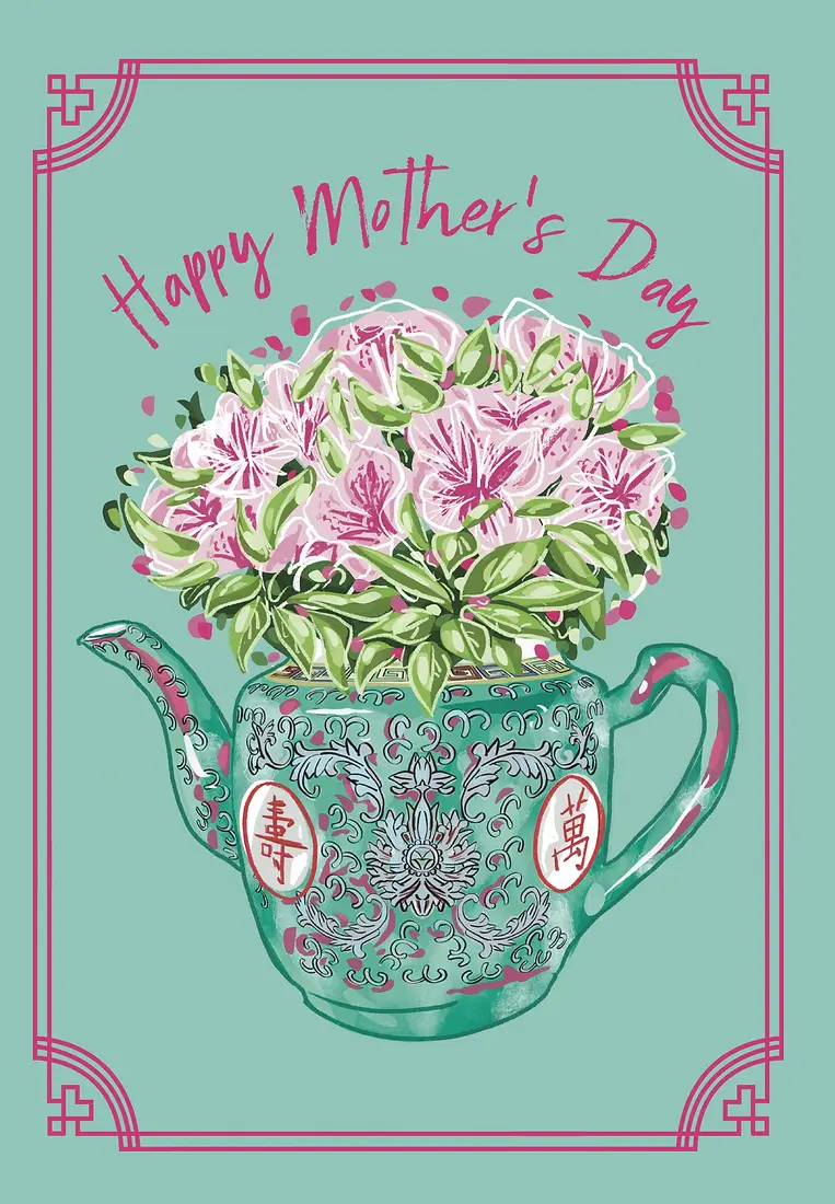 Mother's Day Floral Teapot