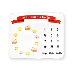 Fleece Milestone Photography Blanket - Dim Sum