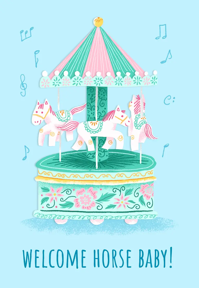 Horse Baby Carousel