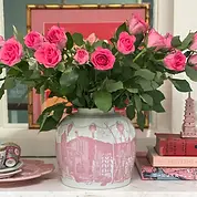 Hong Kong Homage Ginger Jar - Blossom Pink