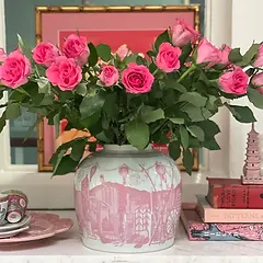 Hong Kong Homage Ginger Jar - Blossom Pink