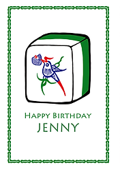 Happy Birthday - Mahjong Sparrow