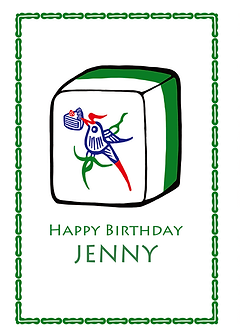 Happy Birthday - Mahjong Sparrow