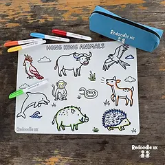 Redoodle Mat Set - Hong Kong Animals