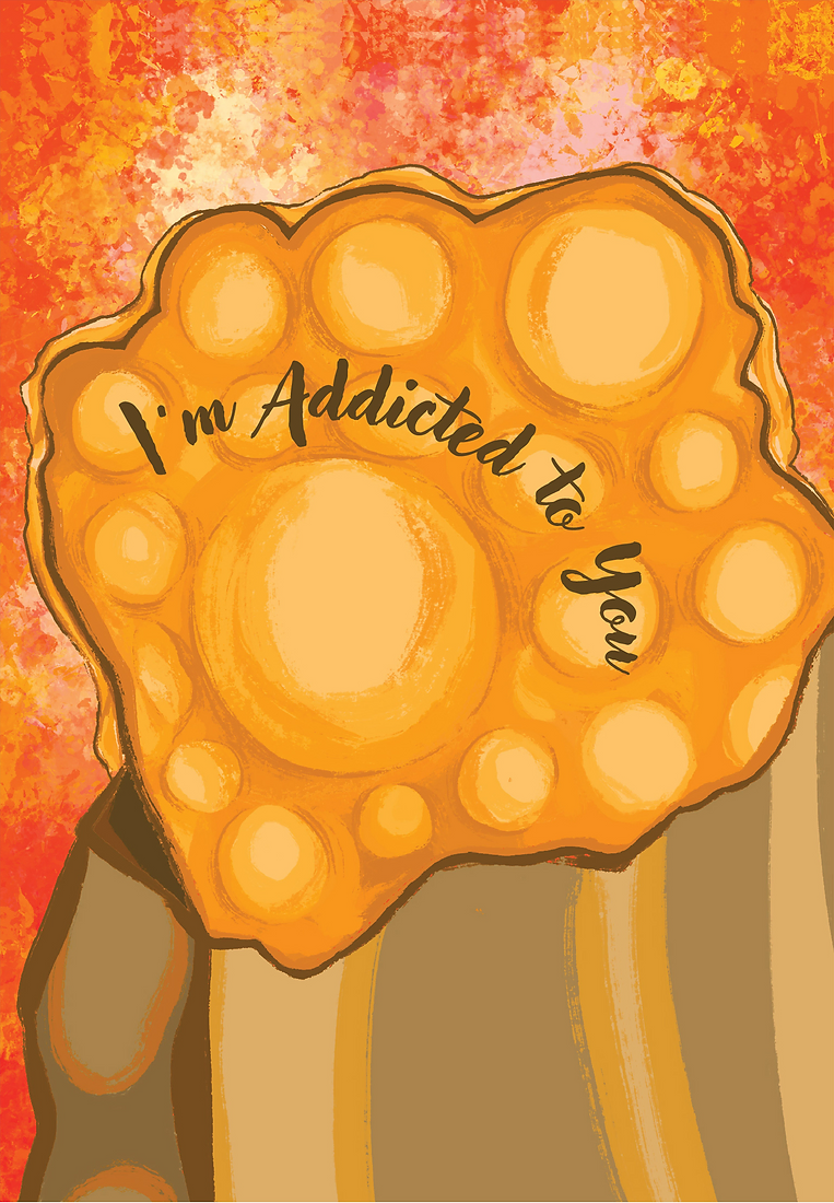Egg Waffles - Addicted to You - Personalised