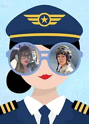 Sunglasses Series - Pilot Lady