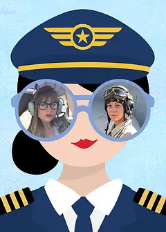 Sunglasses Series - Pilot Lady