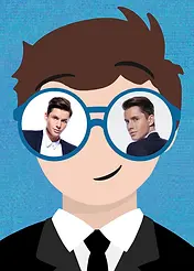 Sunglasses Series - Brown Hair Boy