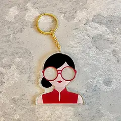 Keychain - Hong Kong Girl