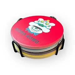 Ceramic Coaster Set - Colourful