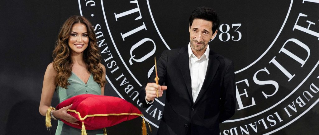 Adrien Brody at the official launch of Mr. Eight Development