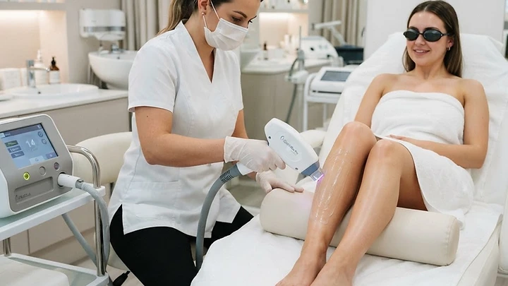 IPL hair removal treatment at beauty salon in Reading