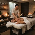 Relaxing body massage at beauty salon in Reading