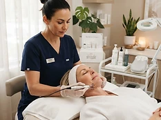 Non-surgical face lift treatment at beauty salon in Reading