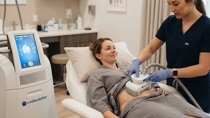Fat freezing body contouring at beauty salon in Wokingham