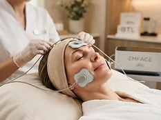 EMFACE facial toning treatment at beauty salon in Wokingham