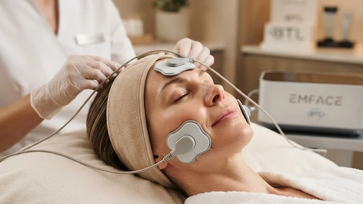 EMFACE facial toning treatment at beauty salon in Wokingham