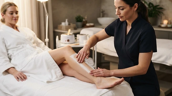 Waxing treatment at beauty salon in Reading