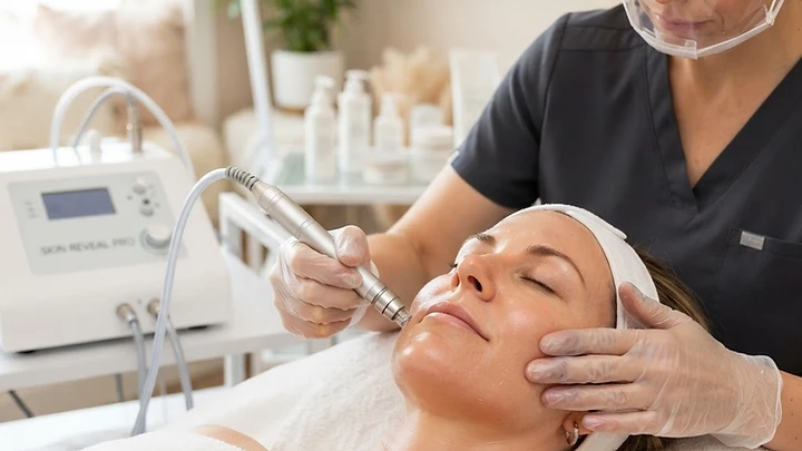 Microdermabrasion treatment at beauty salon in Wokingham