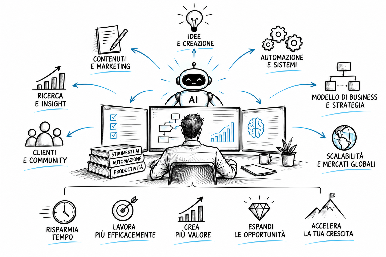 Crescita professionale con l'AI