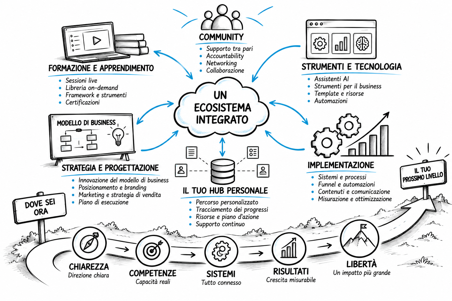 Ecosistema integrato per la crescita professionale
