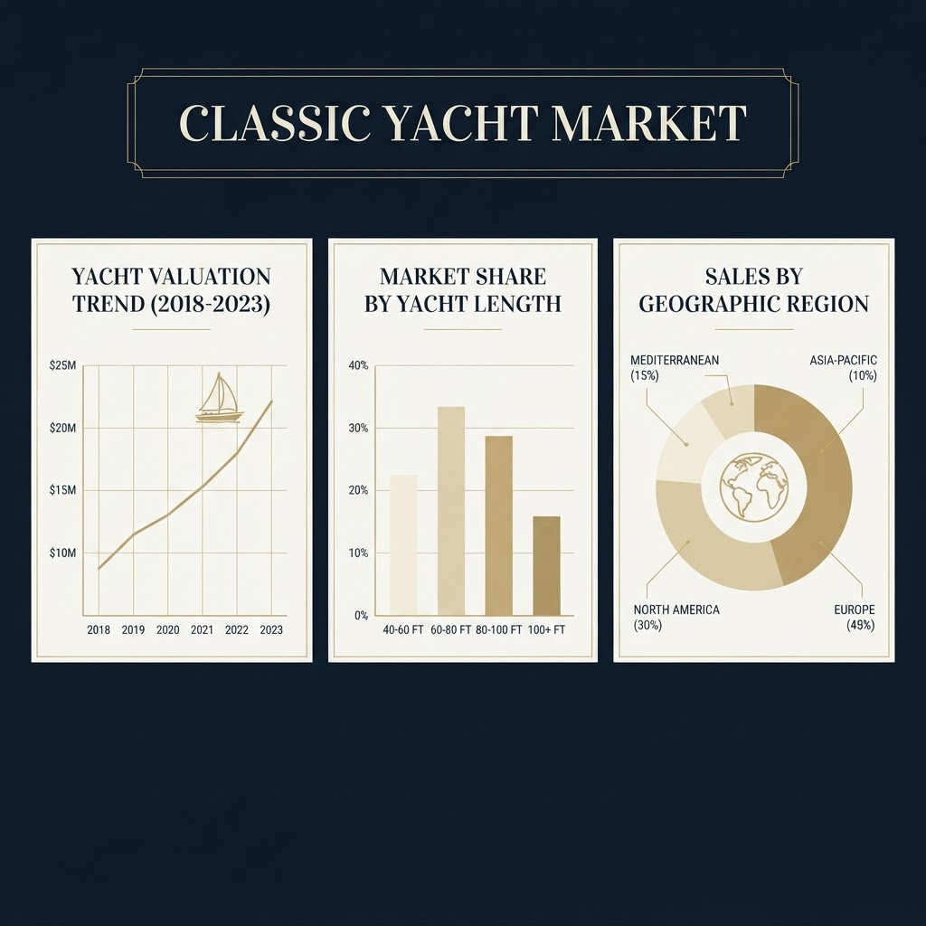 Indicative summary of classic yacht market trends