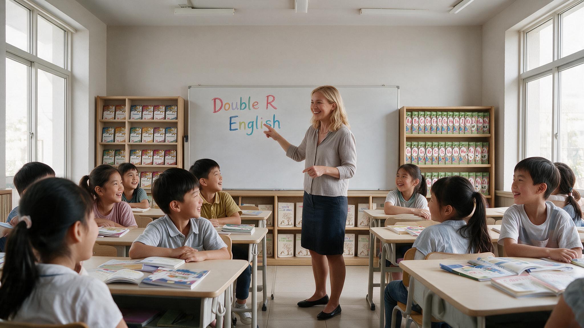Double R English classroom