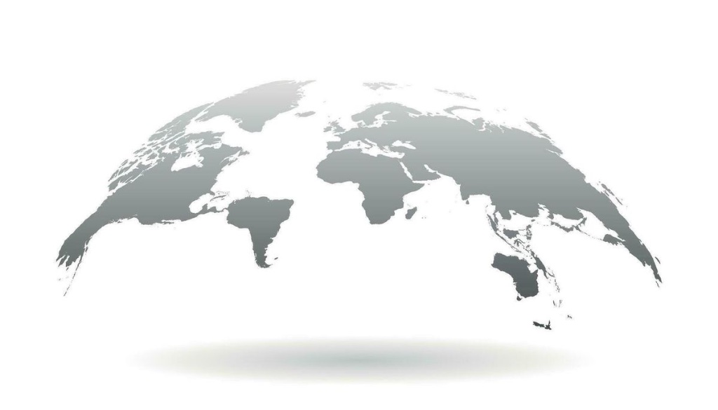 Global reach world map