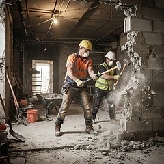 Demolición de fachada