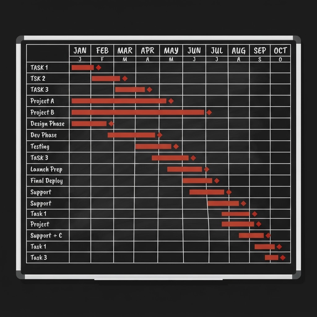diagramme de Gantt