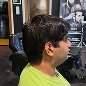 Men's haircut by Matthew Paul at Hairlines Barbershop in Flemington NJ